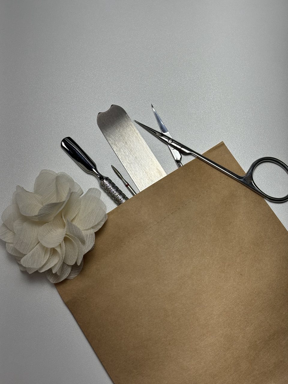 Craft bag for sterilized manicure tools