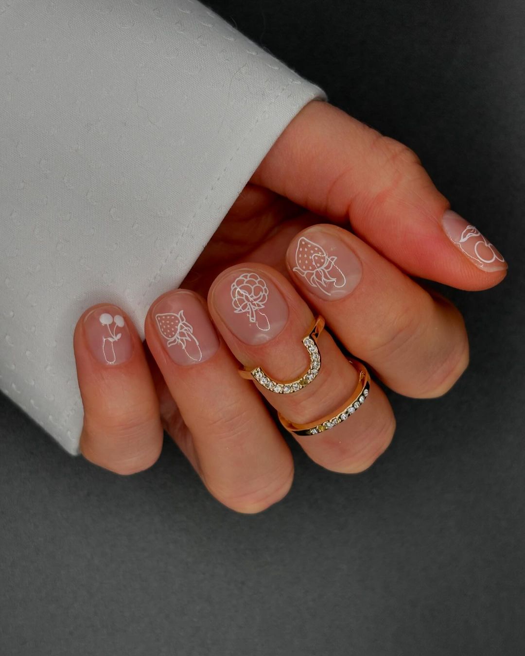 European-style manicure design example
